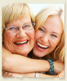 stock photo of a mom and her daughter